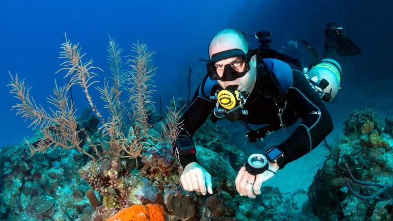 4" Egitto plongée immersione subacquea mappa forma 100mm adesivo circolare